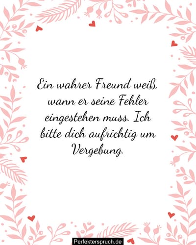 Entschuldigung Für Freund Nach Streit Text EntschuldigungsSprüche für den Freund - Entschuldigungszitate für Ihn