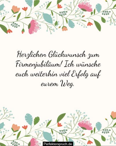150 Firmenjubiläumswünsche und Sprüche