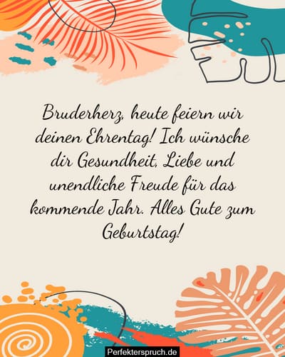Gedicht Fr Bruder Zum Geburtstag