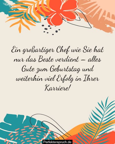 Glckwnsche Zum Geburtstag Fr Den Chef