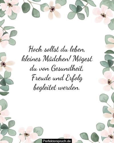 Süße Geburtstagswünsche Für Kleines Mädchen