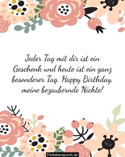 HYHYDHP Geburtstagskarte Zum 21. Geburtstag Für Meine Nichte — Persönliche Karte Für Besondere Anlässe