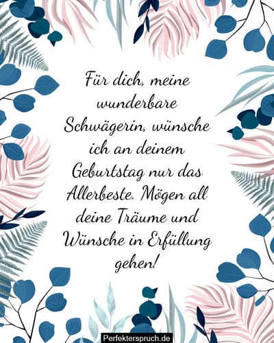 150 Geburtstagswünsche Für Schwägerin
