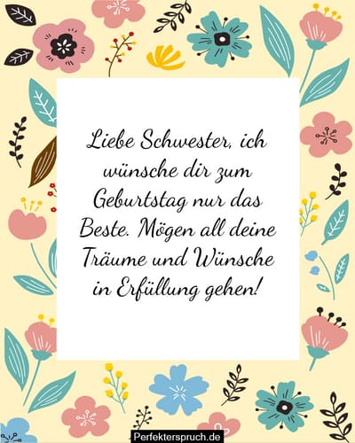 Was Schenke Ich Meiner Schwester Zum Geburtstag 150 Beste Geburtstagswünsche Für Deine Schwester