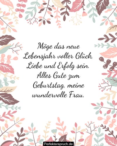 Gluckwunsche Zum Geburtstag Ehefrau
