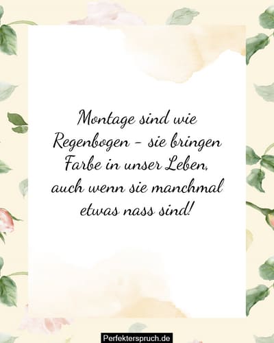 150 Glückliche Montagswünsche, Sprüche und Zitate