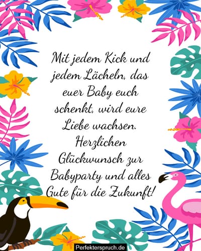 Spruch Fur Babyparty