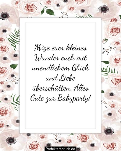 150 Glückwünsche und Sprüche zur Babyparty