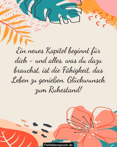 150 Ruhestandswünsche, Sprüche und Zitate