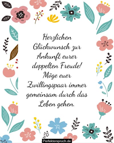 Zwillinge Baby Wünsche Glückwünsche Sprüche Für Zwillinge
