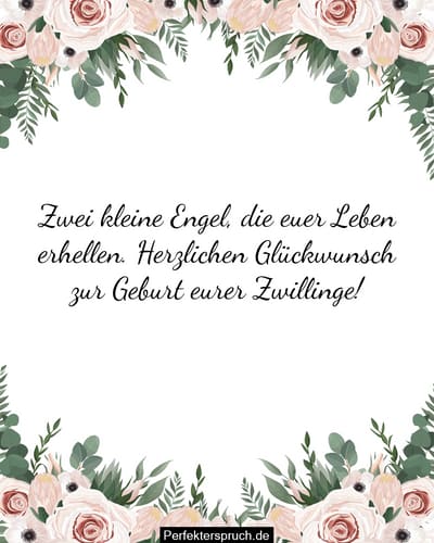 Zwillinge Baby Wünsche Glückwünsche Sprüche Für Zwillinge