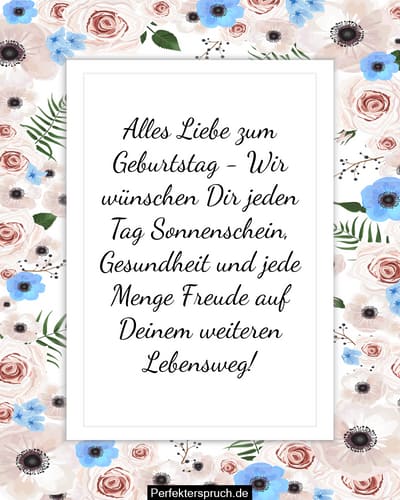 150 Glückwünsche zum 45. Geburtstag mit Bildern