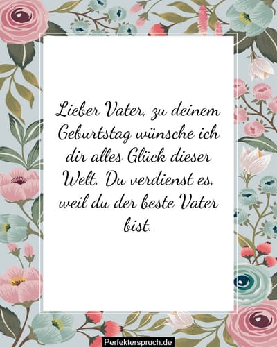Words ‘n’ Wishes Geburtstagskarte Für Vater – Traditionelles Design | Hochwertig & Umweltfreundlich