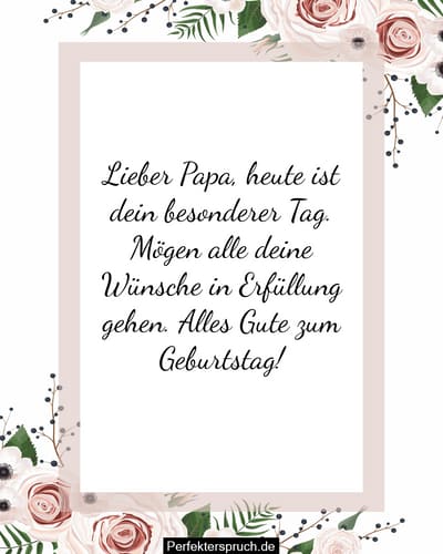 Heute Wre Dein Geburtstag Papa
