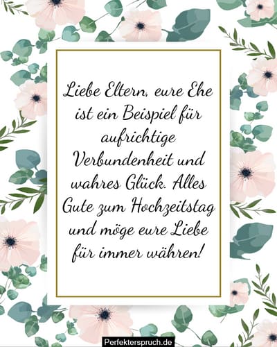 Hochzeitstag Sprche Eltern