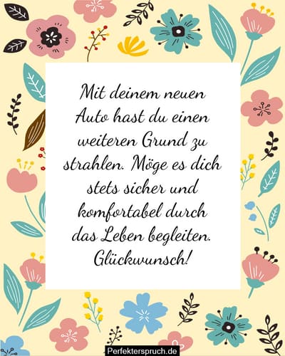 Geschenk Für Ein Neues Auto 150 Neue Auto Wünsche - Glückwünsche zum neuen Auto