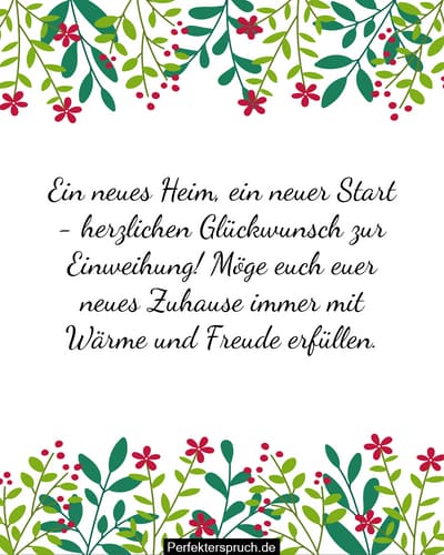 Personalisierte Haus-Einweihungskarte – „Glückwunsch Zum