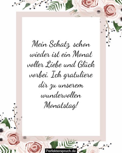 150 GlückwunschSprüche zum Monatstag für den Freund