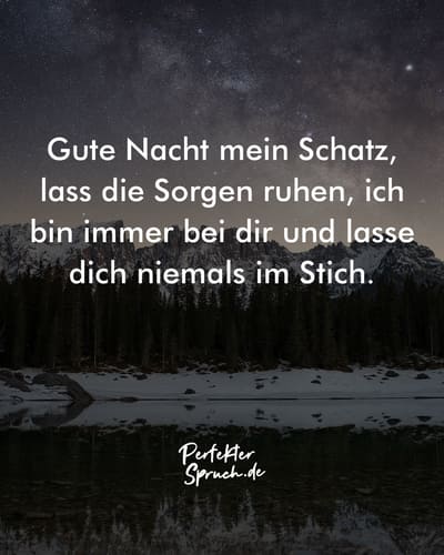 150 Gute Nacht mein Schatz Sprüche Bildern zum runterladen