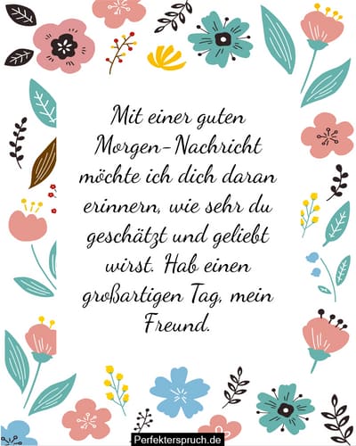 Guten Morgen Text An Freund Lang 150 Guten Morgen Sprüche Für Freund - Wünsche Für Ihn