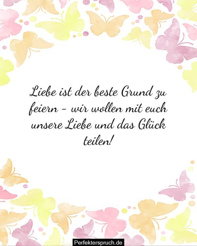 150 HochzeitseinladungsSprüche und Zitate