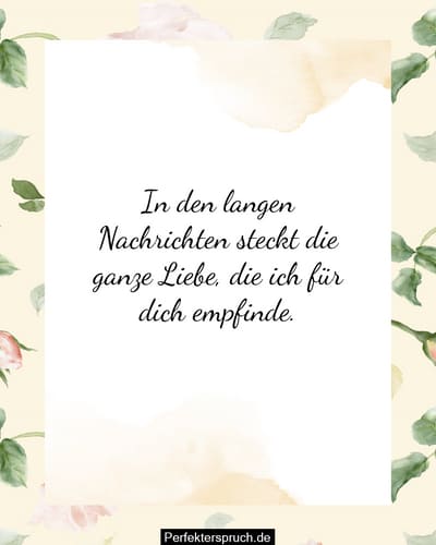 Lange Liebesbotschaften für die Freundin Süße Absätze für Sie