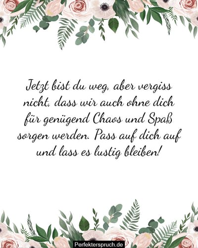 150 Lustige AbschiedsSprüche und Zitate