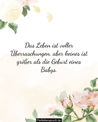 150 Glückwünsche und Sprüche für das neugeborene Baby