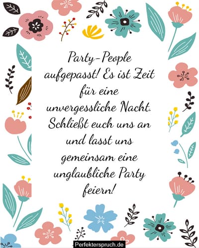 Sprche Zur Party