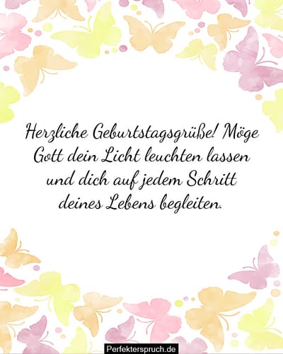 150 Religiöse Geburtstagswünsche und Sprüche