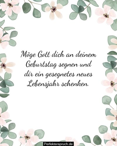 150 Religiöse Geburtstagswünsche und Sprüche