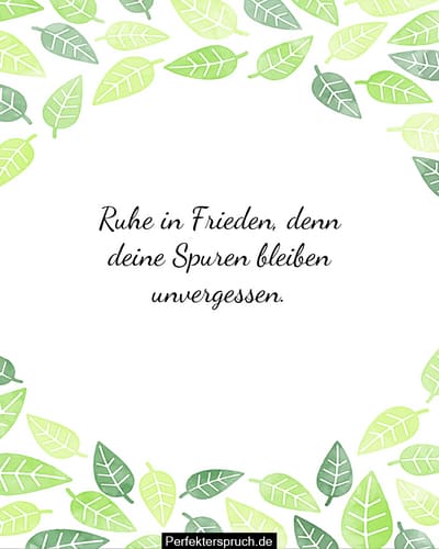 150 Ruhe in Frieden Sprüche und RIP Zitate