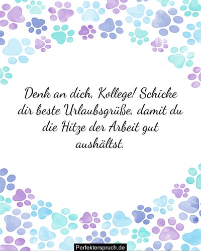 Urlaubsgrüße Für Kollegen, Mitarbeiter, Chef & Klienten