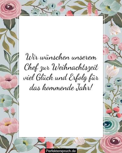 Spruche Zu Weihnachten Fur Den Chef