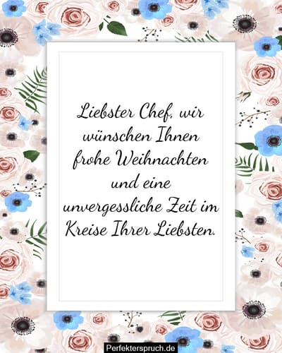 Spruche Zu Weihnachten Fur Den Chef